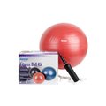 Agm Group 55 cm Fitness Ball Kit - Red AG12908